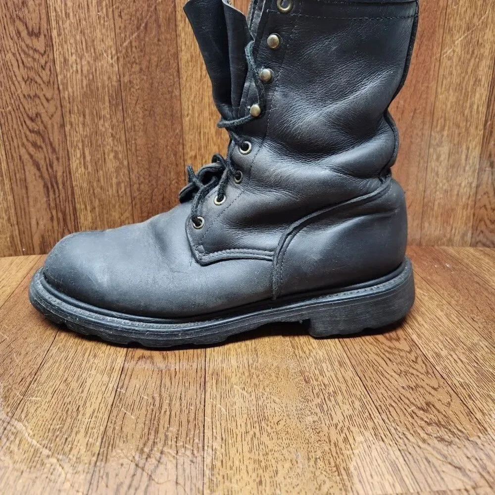 Red Wing Shoes Steel Toe Boots Mens Size 8 ANSI Z41 PT91 F1/75 C/75 PR